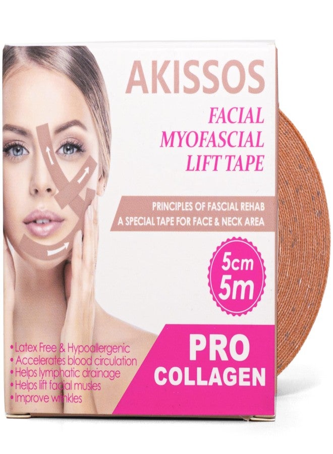 Akissos Collagen Face Tape - Akissos Gen II 3 in 1 Full Facial Wrinkle Patches, Facial Tape for Wrinkles Overnight, Smile Lines, Forehead, Frown 11, Eye & Neck, Versatile Face Lift Tape 5cm*500cm - Image 1